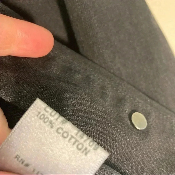 J Brand black snap buttons denim jean jacket - Picture 5 of 7